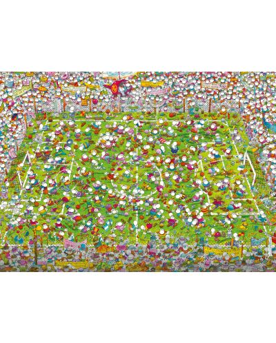Puzzle Clementoni de 1000 piese - Football, Guillermo Mordillo  - 2