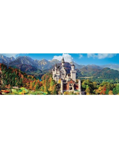 Puzzle panoramic Clementoni de 1000 piese - Castelul Neuchwanstei, Germania - 2