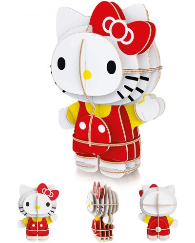 Puzzle Clementoni de 104 piese si model 3D - Hello Kitty - 3
