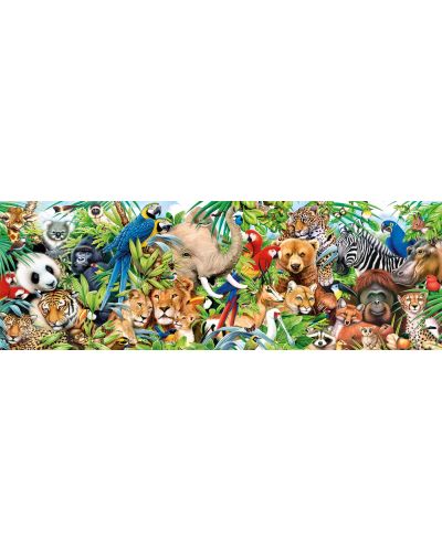 Puzzle panoramic Clementoni de 1000 piese - Wildlife - 2
