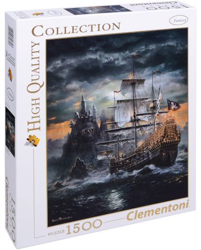 Puzzle Clementoni de 1500 piese - Vaporul piratilor - 1