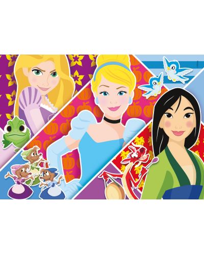 Puzzle Clementoni de 2 x 20 piese - SuperColor Disney Princess - 3