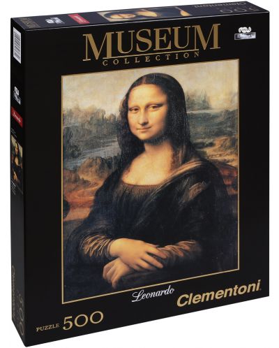 Puzzle Clementoni de 500 piese - Mona Lisa, Leonardo da Vinci - 1