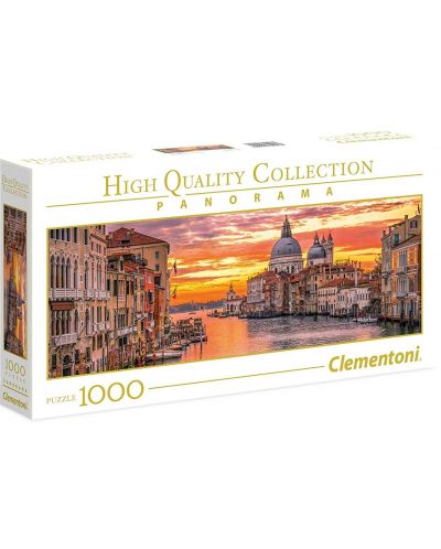 Puzzle panoramic Clementoni de 1000 piese - Grand Canal, Venetia - 1