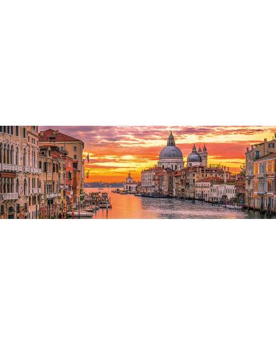 Puzzle panoramic Clementoni de 1000 piese - Grand Canal, Venetia - 2