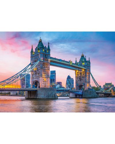 Puzzle Clementoni de 1500 piese - High Quality Collection Tower Bridge Sunset  - 2