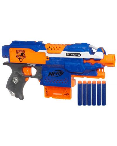 Pistol automat Nerf Stryfe cu săgeți de rezervă | Ozone.ro