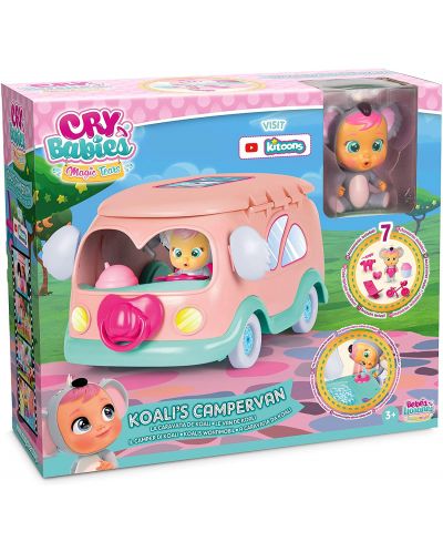 Set IMC Toys Cry Babies Magic Tears - Cry Babies Koali's Campervan - 5