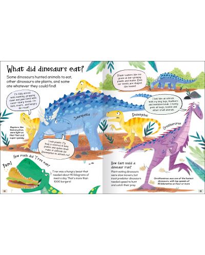 Curious Questions and Answers: Dinosaurs (Miles Kelly)	 - 4