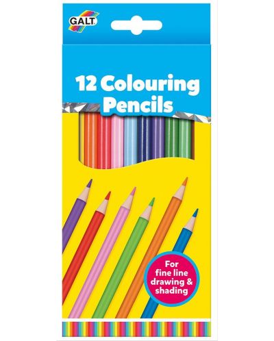 Set creioane colorate Galt - 12 culori - 1
