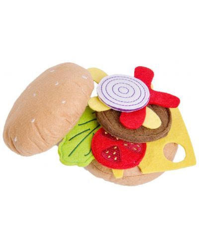 Set de joaca Classic World - Hamburger din material textil - 2