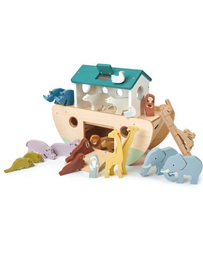 Set de jucării din lemn Tender Leaf Toys - Arca lui Noe cu animale - 2