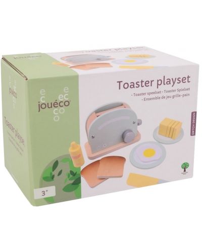 Set din lemn Joueco - Toaster, cu accesorii - 2