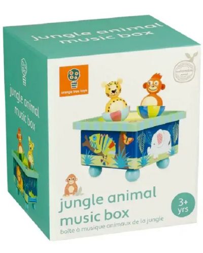 Cutie muzicală din lemn Orange Tree Toys - Animale dansatoare - 1
