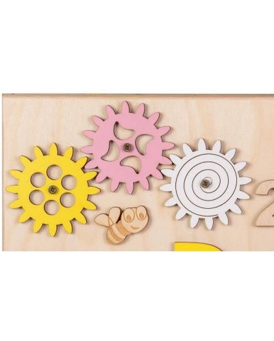 Jucărie Montessori din lemn Moni Toys - Cu girafă - 3