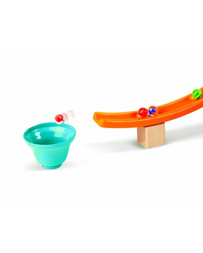 HaPe International Set de joacă din lemn - Tricks n Twists Pistă cu bile - 4