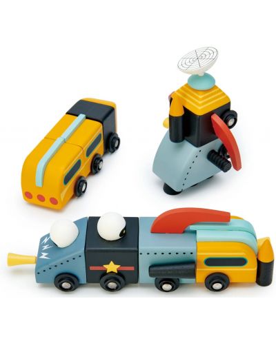 Set de jucării din lemn Tender Leaf Toys - Space Race - 3