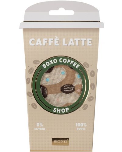 Șosete de damă SOXO - Caffe Latte - 1