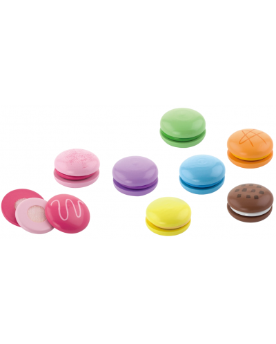 Set de joaca din lemn  Viga - macarons franțuzești - 2