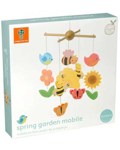 Jucărie suspendată din lemn Orange Tree Toys - Grădină, Grădină de primăvară - 2