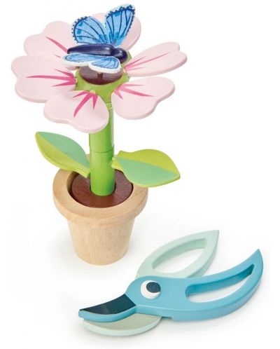 Set de jucării din lemn Tender Leaf Toys - Floare în ghiveci - 1