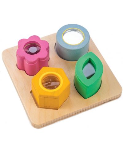 Jucării Tender Leaf Toys Jucărie senzorială din lemn - Puzzle optic - 1
