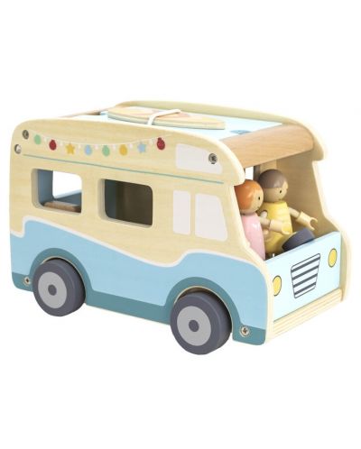 Set din lemn  Viga - Camper cu figuri - 2