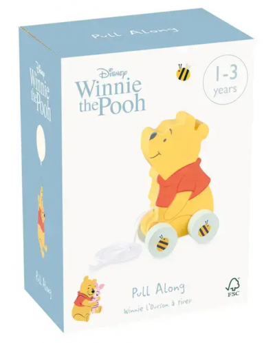 Jucărie de tras din lemn Orange Tree Toys - Winnie the Pooh - 2