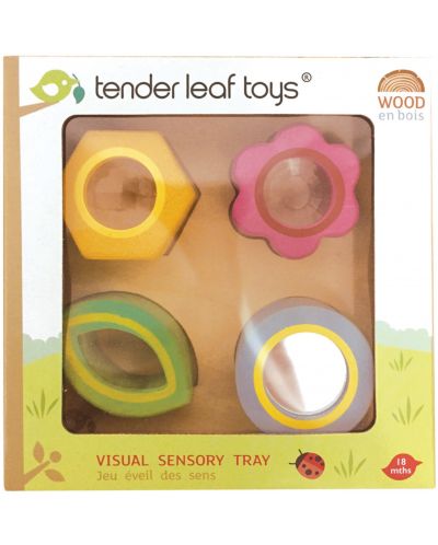 Jucării Tender Leaf Toys Jucărie senzorială din lemn - Puzzle optic - 3