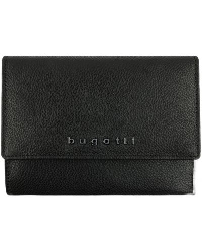 Portofel de dama din piele Bugatti Bella - Flip, RFID protecţie, negru - 1
