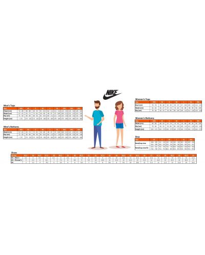 nike huarache women's size chart