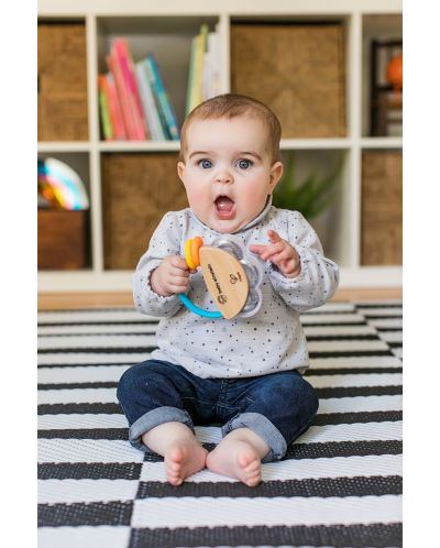 Jucarie de lemn Baby Einstein - Tamburina pentru bebelusi - 3