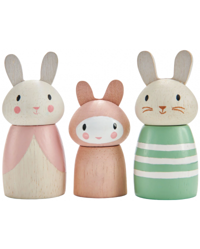 Figurine din lemn Tender Leaf Toys - Bunny Family - 1