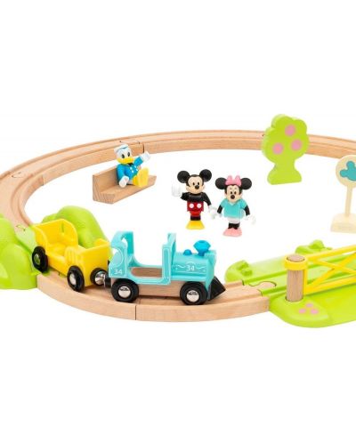 Set din lemn Brio - Tren si sine Mickey Mouse - 2