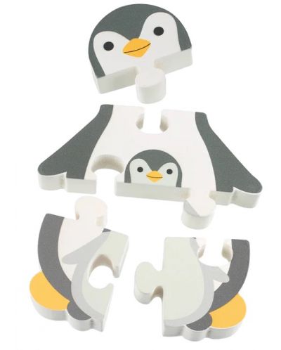 Puzzle din lemn Orange Tree Toys - Pinguin - 4