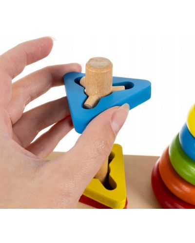 Jucărie din lemn Iso Trade - String sorter - 5