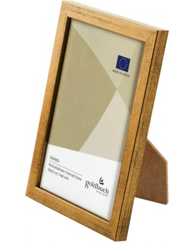 Ramă din lemn pentru foto Goldbuch - Auriu, 10 x 15 cm - 2