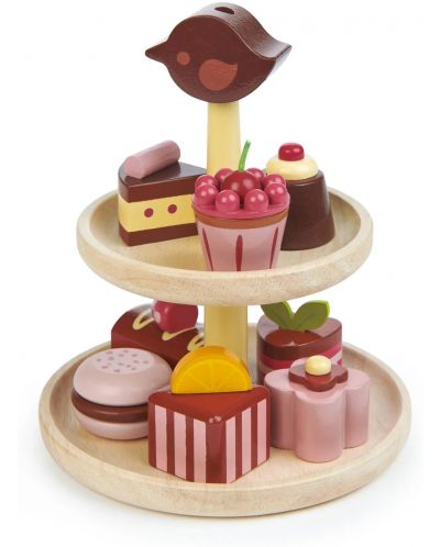 Tender Leaf Toys Set de jucării din lemn - Tavă pentru bomboane de ciocolată - 1