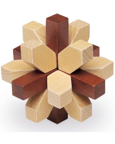 Cayro Puzzle din lemn - Floare - 2