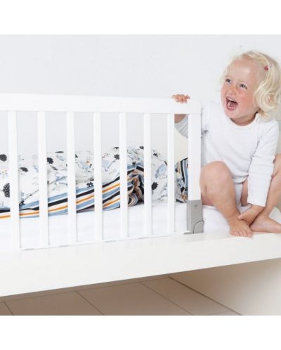 Barieră protecție pat BabyDan - Alb - 3