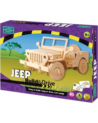 Colorino Puzzle 3D din lemn - Jeep - 1