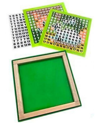 Mozaic din lemn cu pixeli Cubika - Animale, cu 250 piese - 2