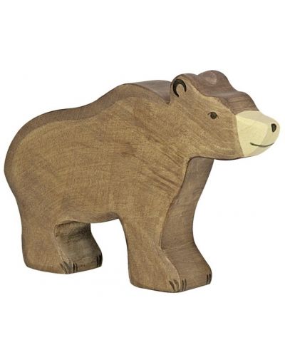 Figurină din lemn Holztiger - Urs, maro  - 1