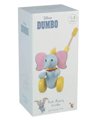 Jucărie de împins din lemn  Orange Tree Toys - Dumbo - 3