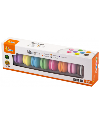 Set de joaca din lemn  Viga - macarons franțuzești - 4