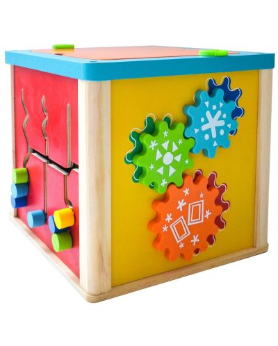 Jucărie din lemn Acool Toy - Cub multifuncțional - 3