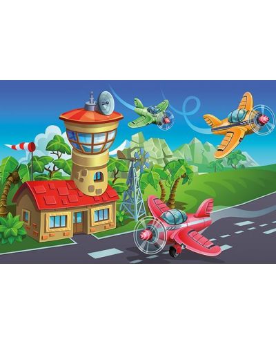 Puzzle din lemn Art Puzzle din 50 piese - Avioane - 2