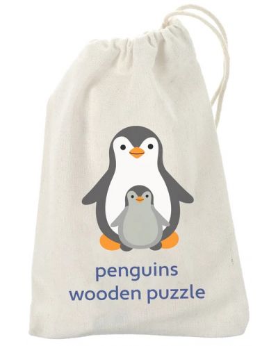 Puzzle din lemn Orange Tree Toys - Pinguin - 2