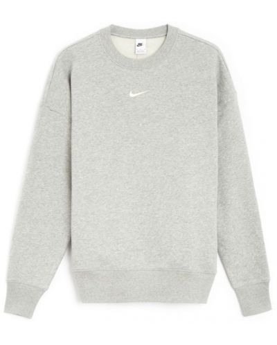 Bluză pentru femei Nike - Sportswear Phoenix Fleece, gri - 1