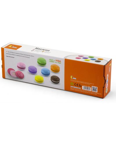 Set de joaca din lemn  Viga - macarons franțuzești - 5